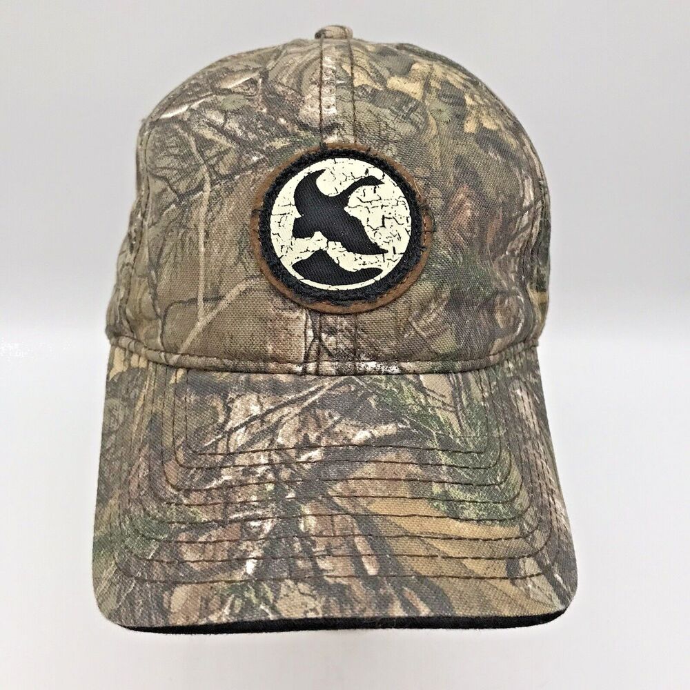 Gander Mountain Realtree Camouflage Duck Hunting Outdoor Cap Camo Strapback Hat